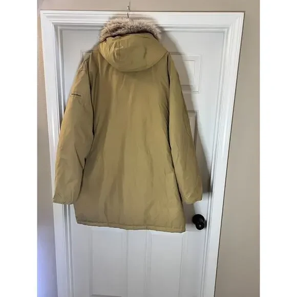 Vintage Arctic Parka in Ramar Cloth with Detachable Fur Trim Size 4XL